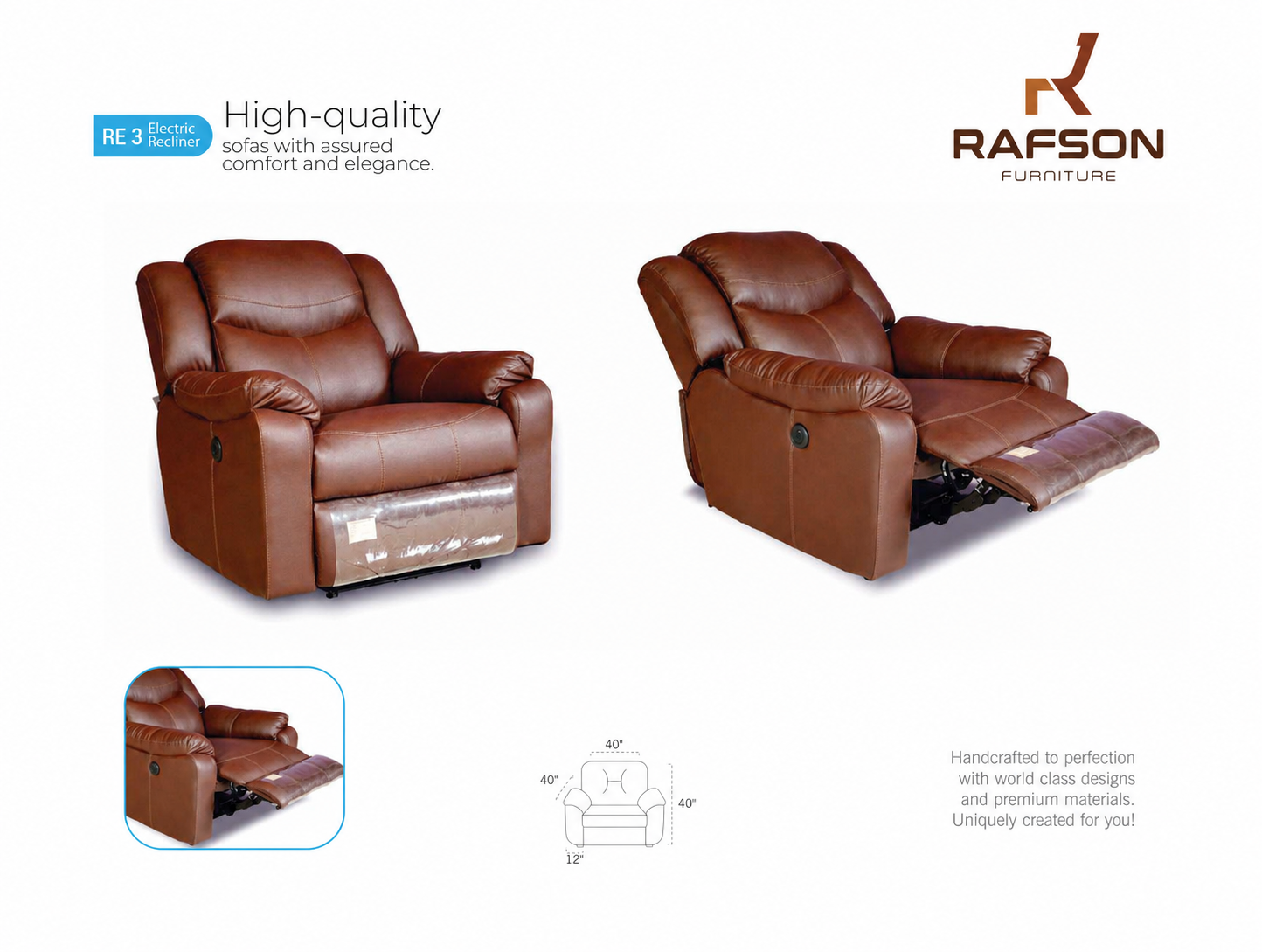 RE 3 ELECTRIC RECLINER