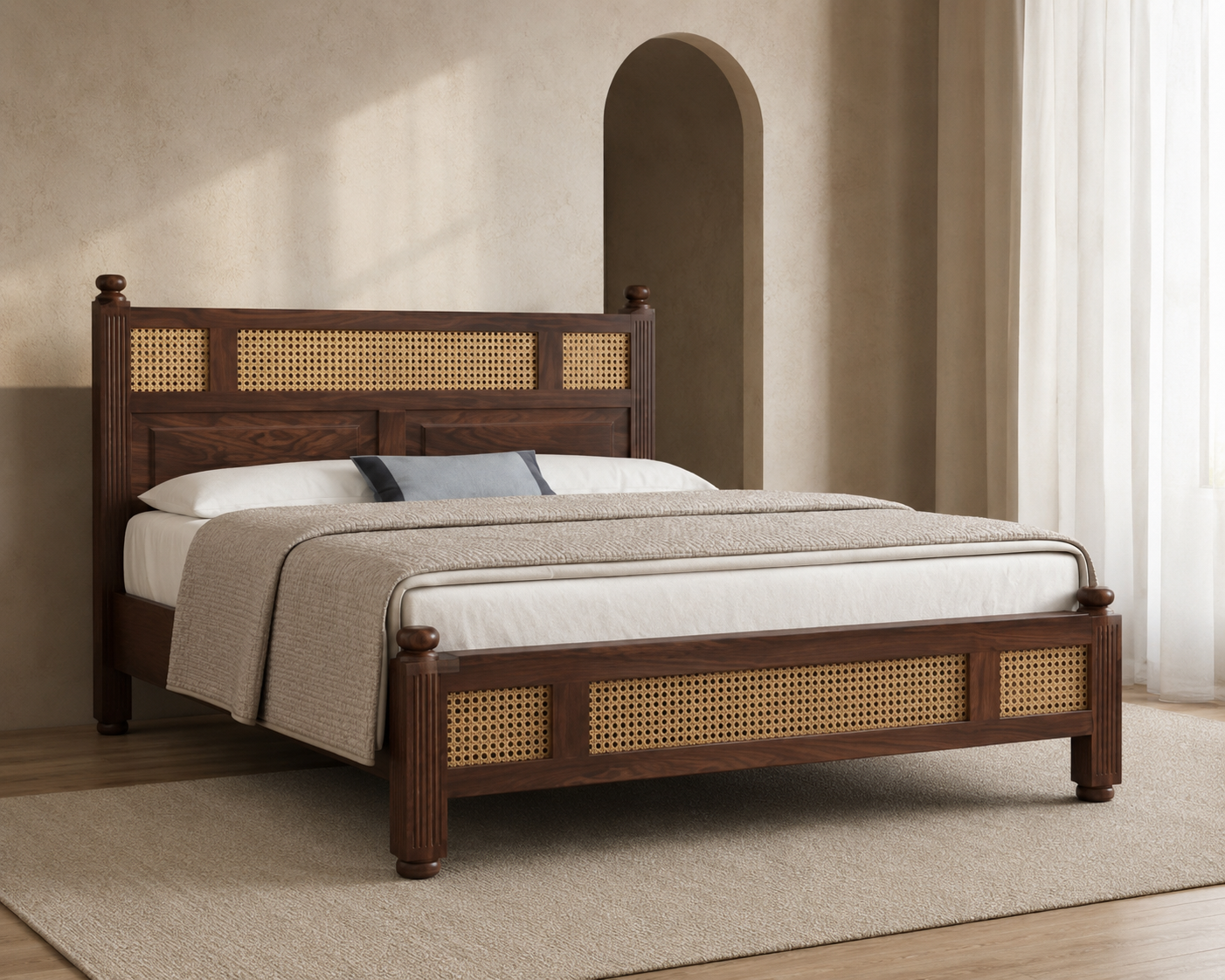 Varello rattan bed