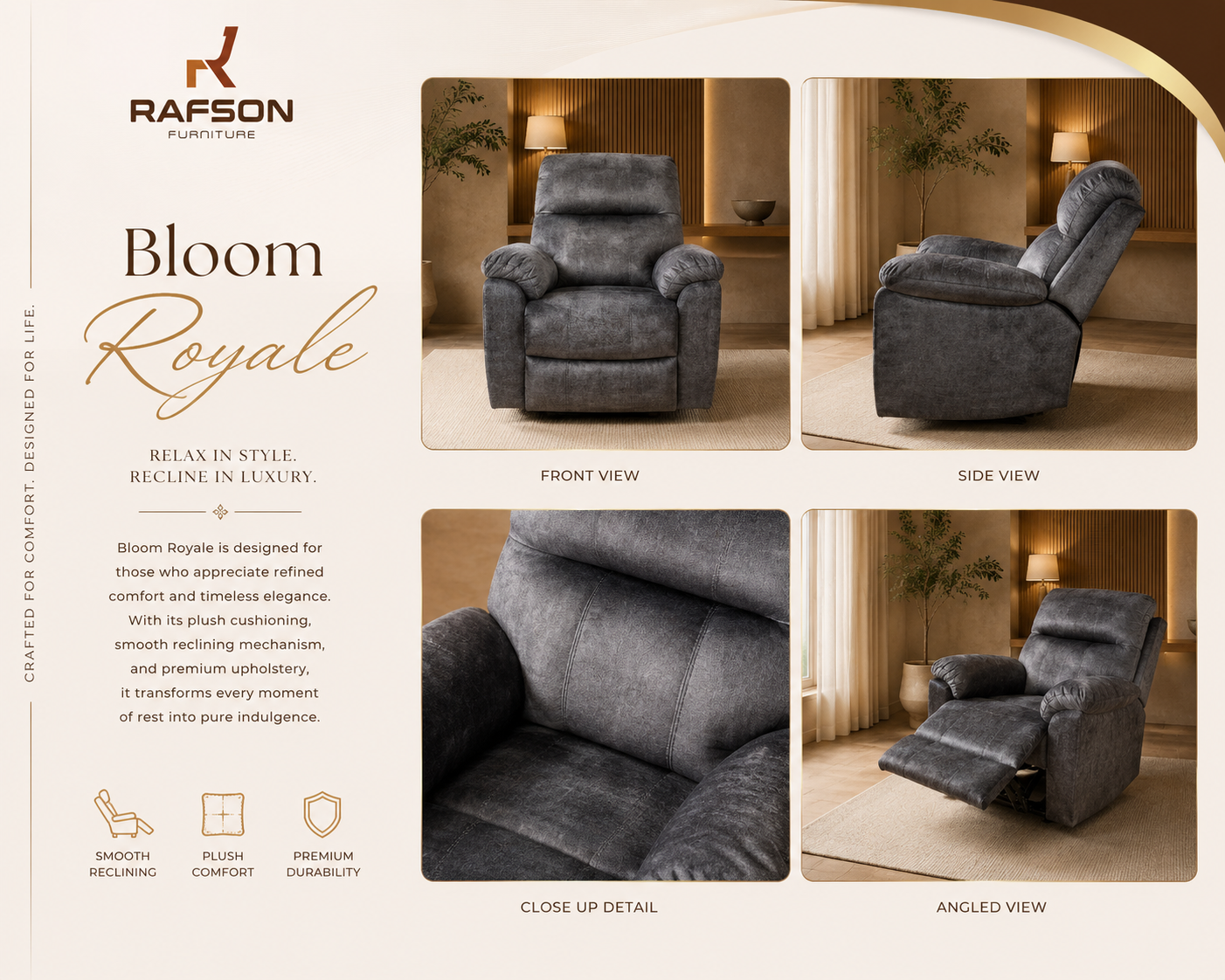 Bloom Royale Recliner Chair